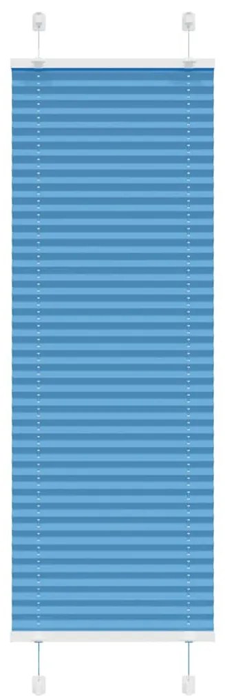 pliszírozott redőny kék 40x100 cm szövetszélesség 39,4 cm