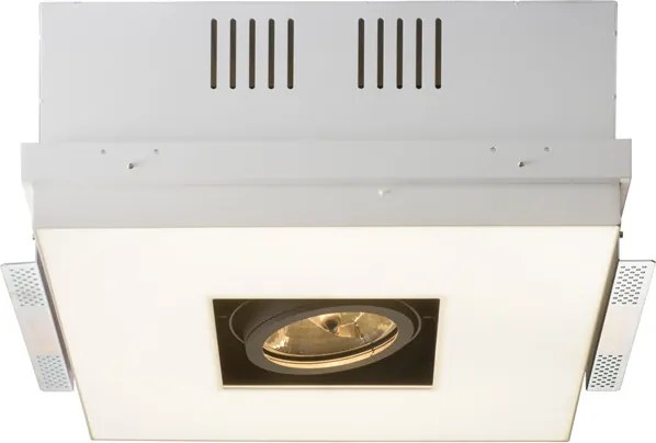 RENDL OFFICE TWIN süllyesztett lámpa fehér 230V/12V 2GX13+G53 55+50W