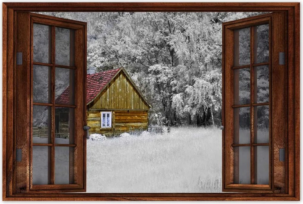 Poszterek 120x80 Fa ház Bale