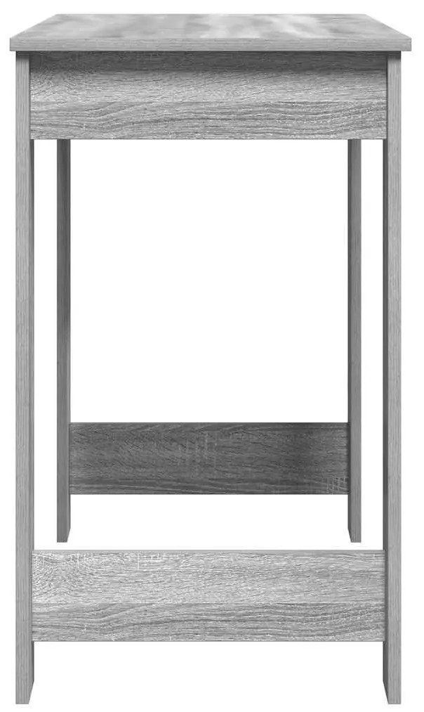 szürke sonoma színű szerelt fa íróasztal 100x45x75 cm