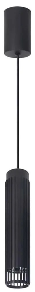 Csillár zsinóron VERTICAL 1xGU10/8W/230V fekete