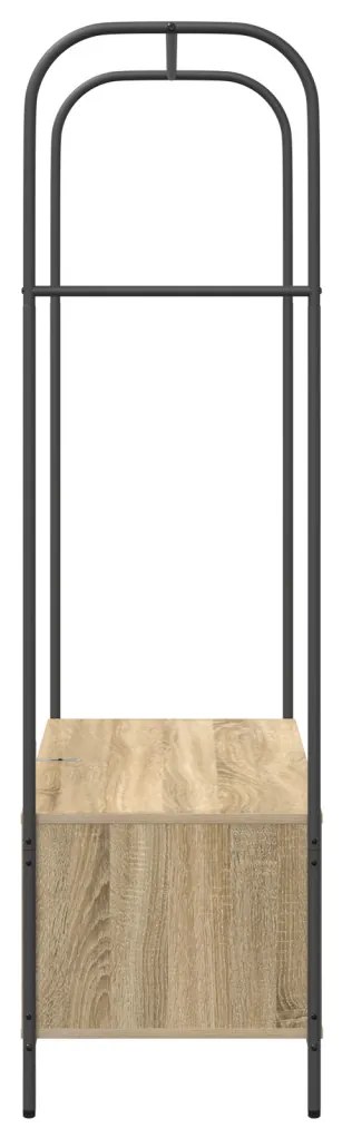 Polcos ruhatartó Sonoma tölgy 100x44x160 cm
