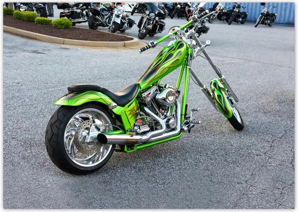 Poszterek A0 Szint Lime chopper Motor