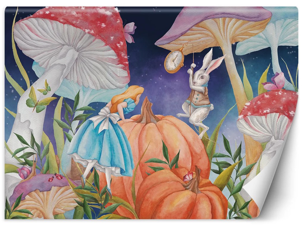 Gario Fotótapéta Kis Alice Csodaországban éjjel Anyag: Vlies, Méret: 100 x 70 cm