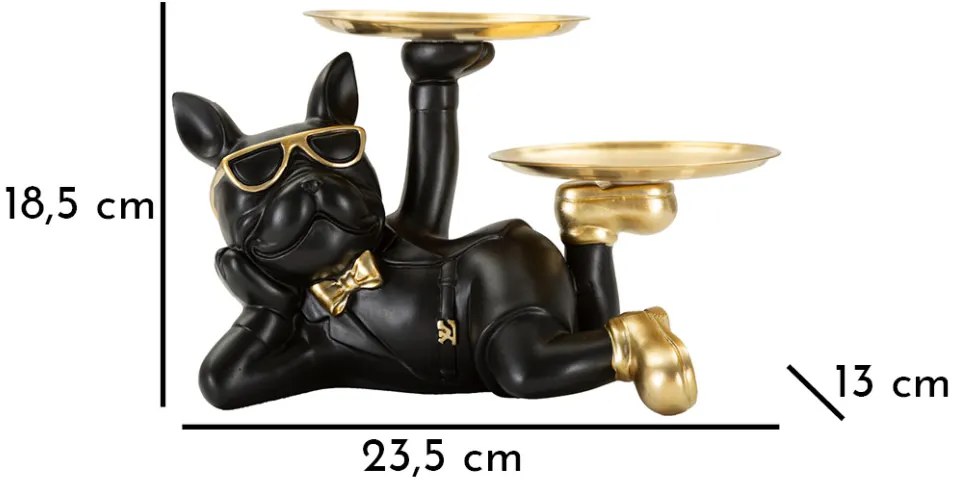 Dog rover tálcával 23,5x13x18,5 cm
