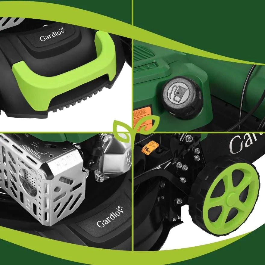 Benzinmotoros fűnyíró hajtással GARDLOV DriveX - 149 cm³, 50 l-es kosárral