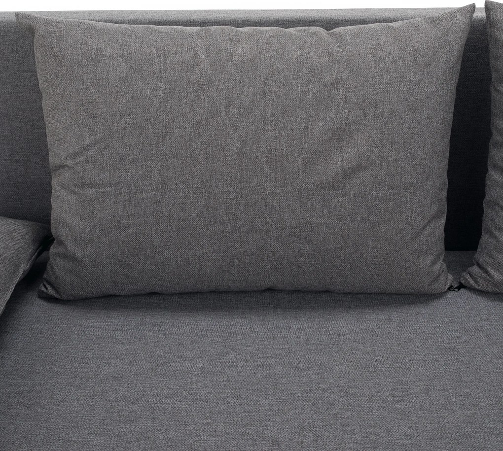 Kihúzható heverő, világosszürke, EUGI