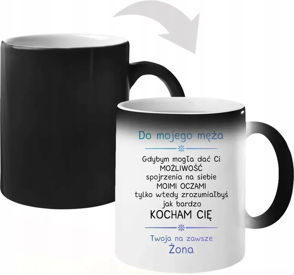 Valentin Napi Ajándék Férjnek Mágikus Bögre