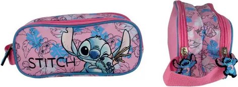 Disney Lilo és Stitch, A csillagkutya Doll 2 rekeszes tolltartó 23 cm