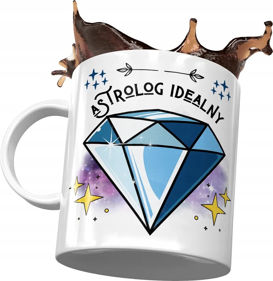 Asztrológusnak Születésnapi Bögre Ajándék Nyomtatott Fotóval