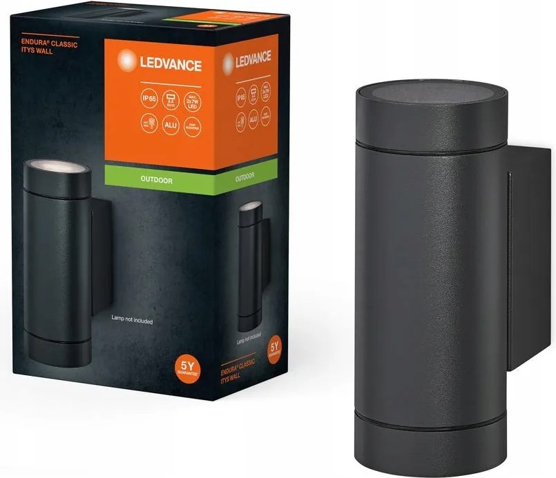 Kerti lámpa Kültéri Led homlokzati fali lámpa GU10 IP65 Endura Ledvance