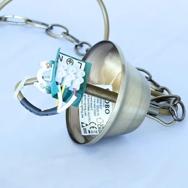 Brilagi - NOSTALGIA láncos csillár 1xE27/60W/230V