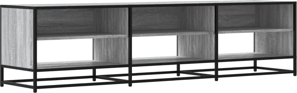 vidaXL szürke sonoma színű szerelt fa TV-szekrény 180 x 40 x 46 cm
