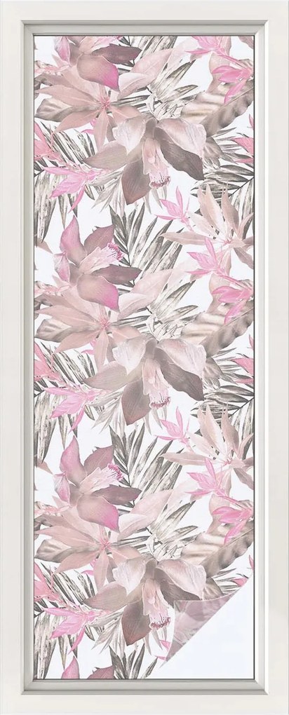 Furnér Ablakfólia Szélvédőre Adatvédelem Pasztell virágok 50x146