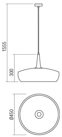 Redo 01-1615 - Csillár zsinóron AGADIR 1xE27/42W/230V