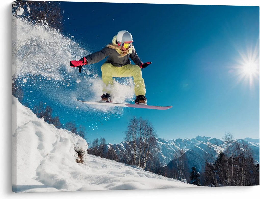 Kép - Snowboardos (70x50 cm)