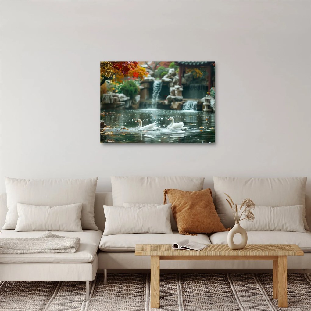 Kép - Ázsiai tó (70x50 cm)