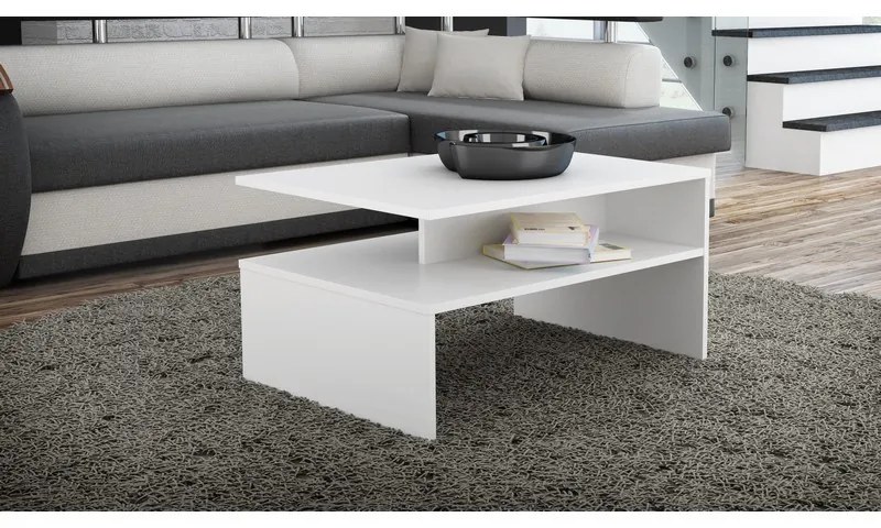 Leon III NEW Dohányzóasztal Fehér N