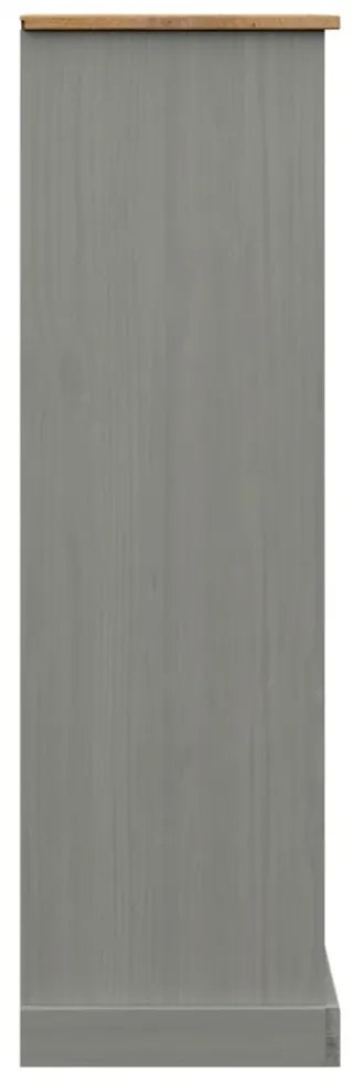 VIGO tömör fenyőfa könyvespolc 90x35x114,5 cm