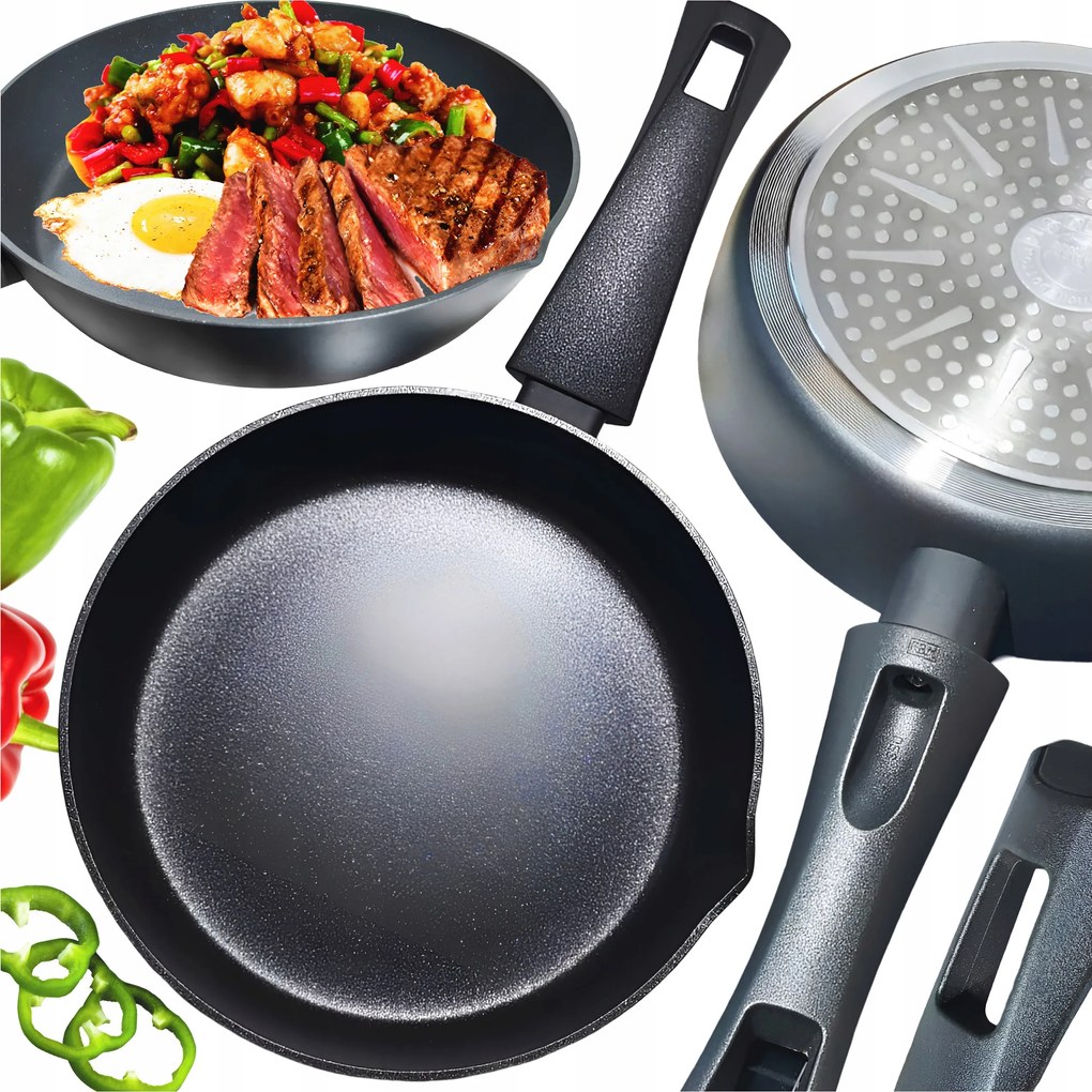 Hagyományos Zilner serpenyő 26 cm non-stick (tapadásmentes) csőrrel