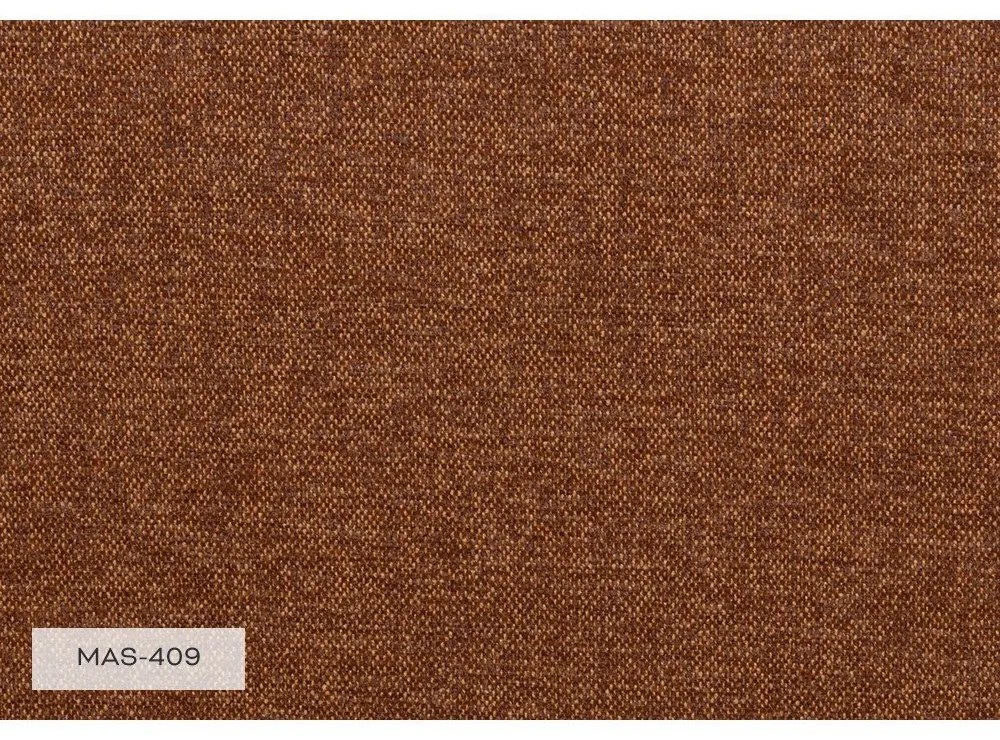 Scandic Lagom tégla-narancssárga kinyitható sarokkanapé, bal oldali - Miuform