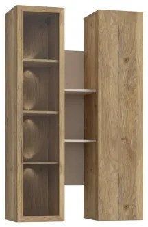 Fali polc INAR, tölgy/bézs