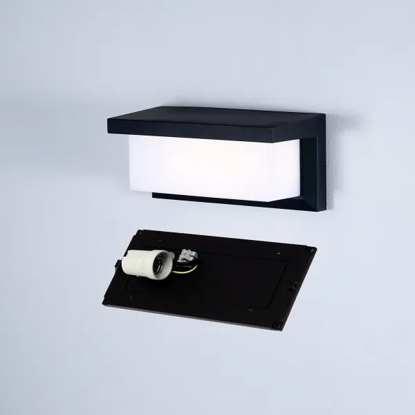 Brilagi - Kültéri fali lámpa BRICKY 1xE27/60W/230V fekete IP54