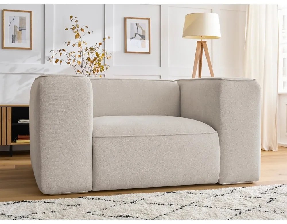 Bézs fotel Zephyr – Bobochic Paris