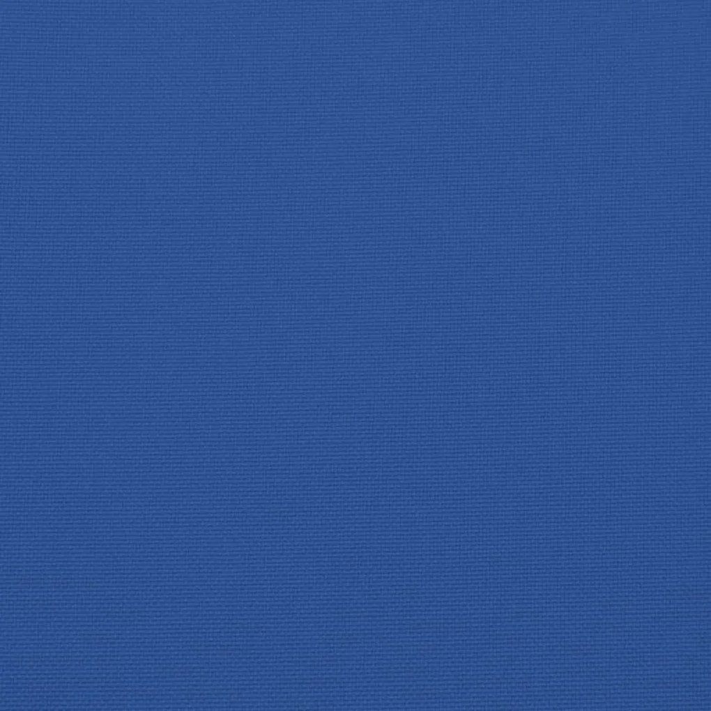 4 db királykék oxford szövet háttámlás székpárna 100x50x3 cm