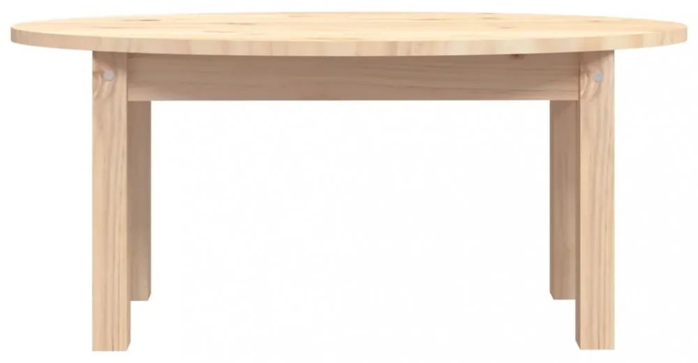 tömör fenyőfa dohányzóasztal 80x40x35 cm
