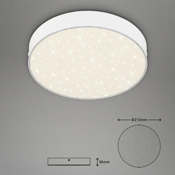 Briloner 7073-416 - LED Mennyezeti lámpa STAR SKY LED/16W/230V átm. 21 cm fehér