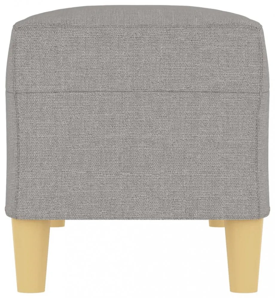 vidaXL világosszürke szövet pad 100 x 35 x 41 cm