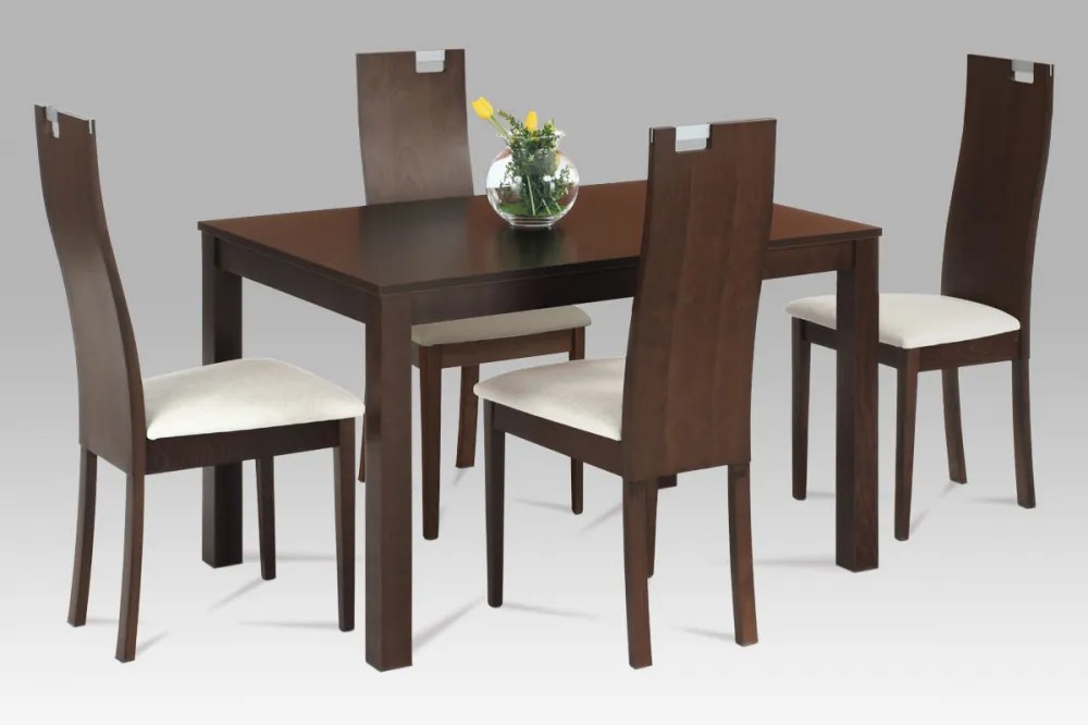 Masă de sufragerie, culoare nuc, 120x75 cm Bt-6957, În stoc