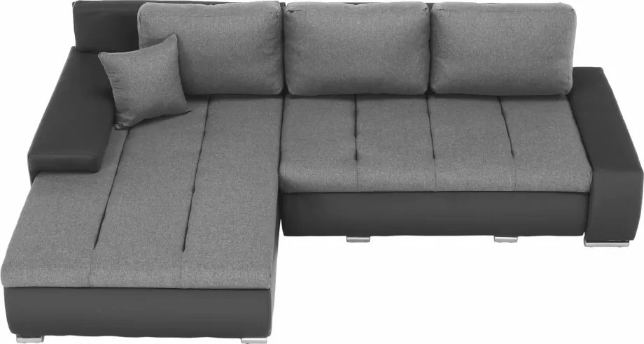 Sarokülőgarnitúra, szürke, TRAMP