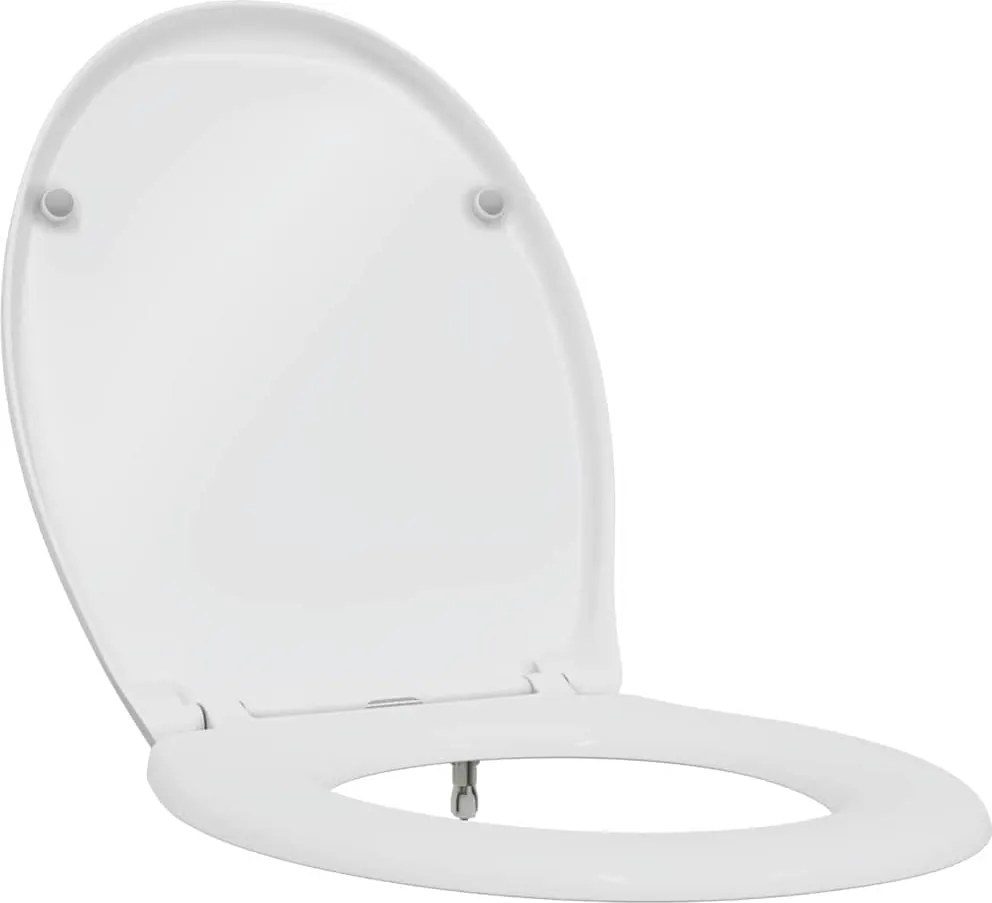 vidaXL WC ülőke Fehér 47 x 37 x 4 cm Duroplast
