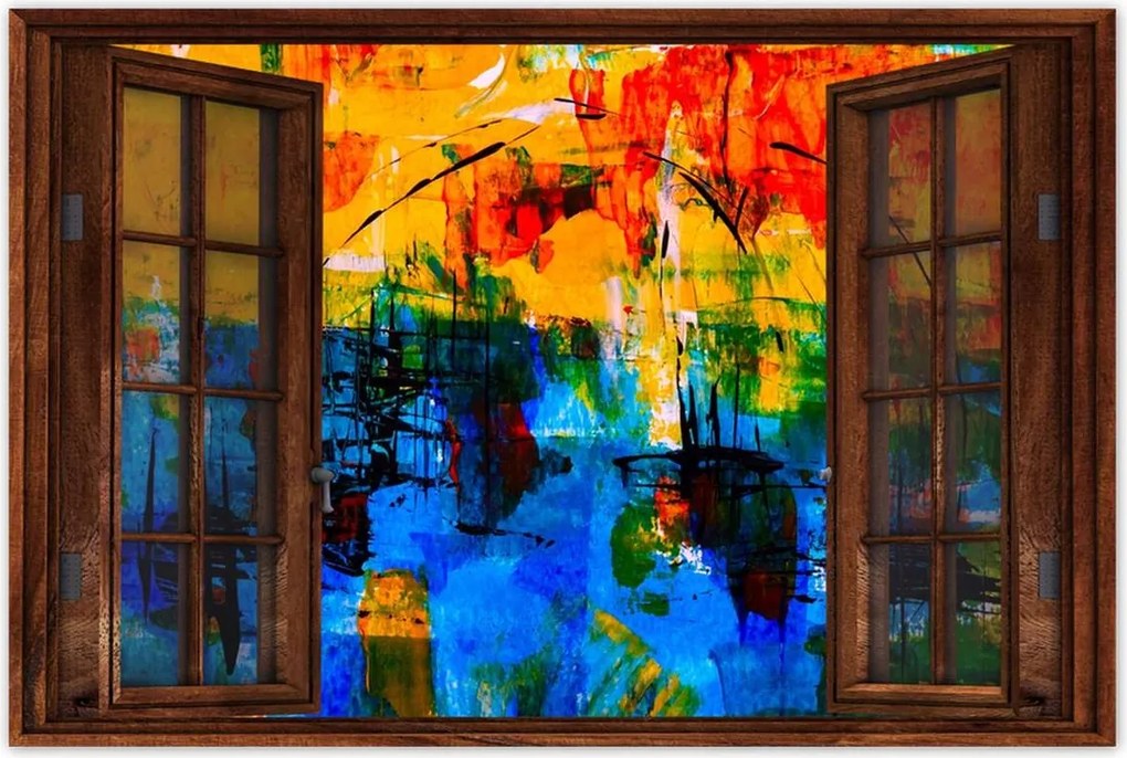 Poszterek 90x60 Absztrakt Nyilas