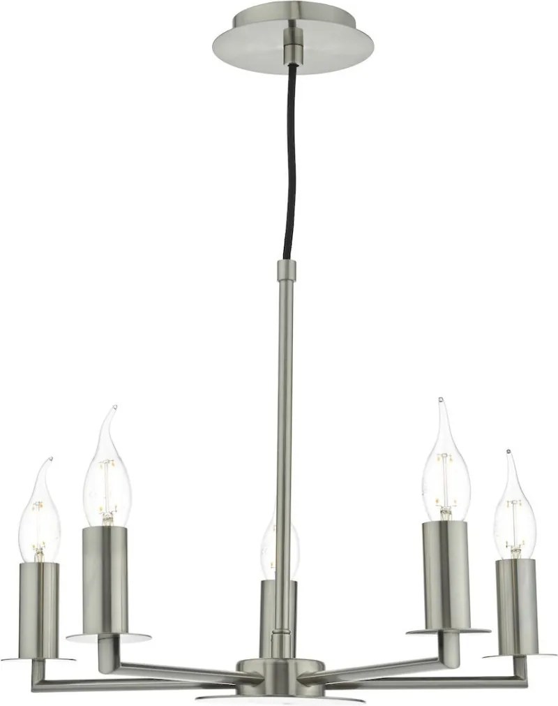 DAR LIGHTING TYL0538 TYLER Modern Csillár Szatén Nikkel E14 IP20