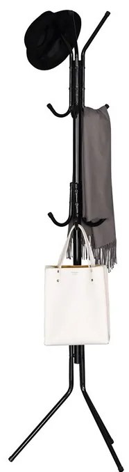 Állófogas Fekete Színben. Magasság: 170,5 cm. Teherbírás 6 kg. GD-101