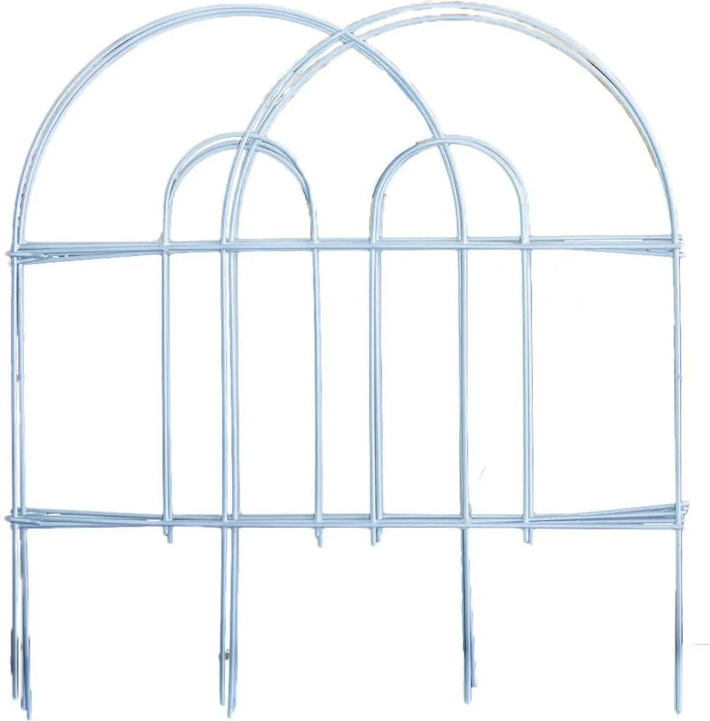 Kerti kerítés fehér, 3 m
