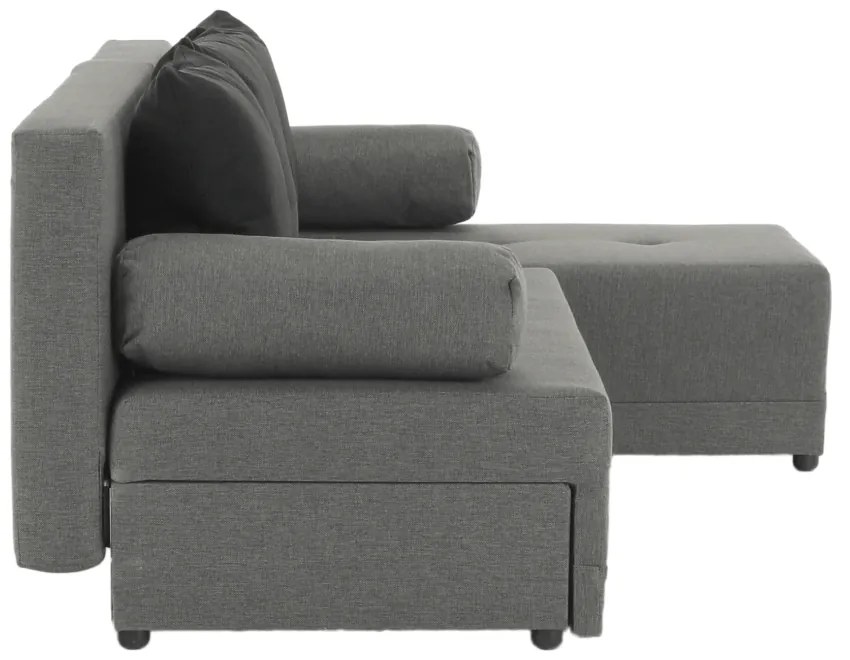 Sarokkanapé Mexx (szürke + fekete). 808325