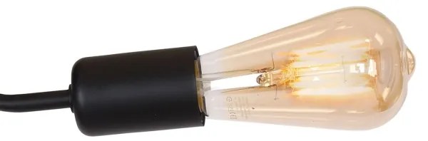 Csillár BRENDA 3xE27/60W/230V fekete