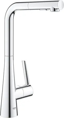 Grohe Zedra mosogató csaptelep kihúzható zuhannyal, 2 áram króm 32553002 G32553002