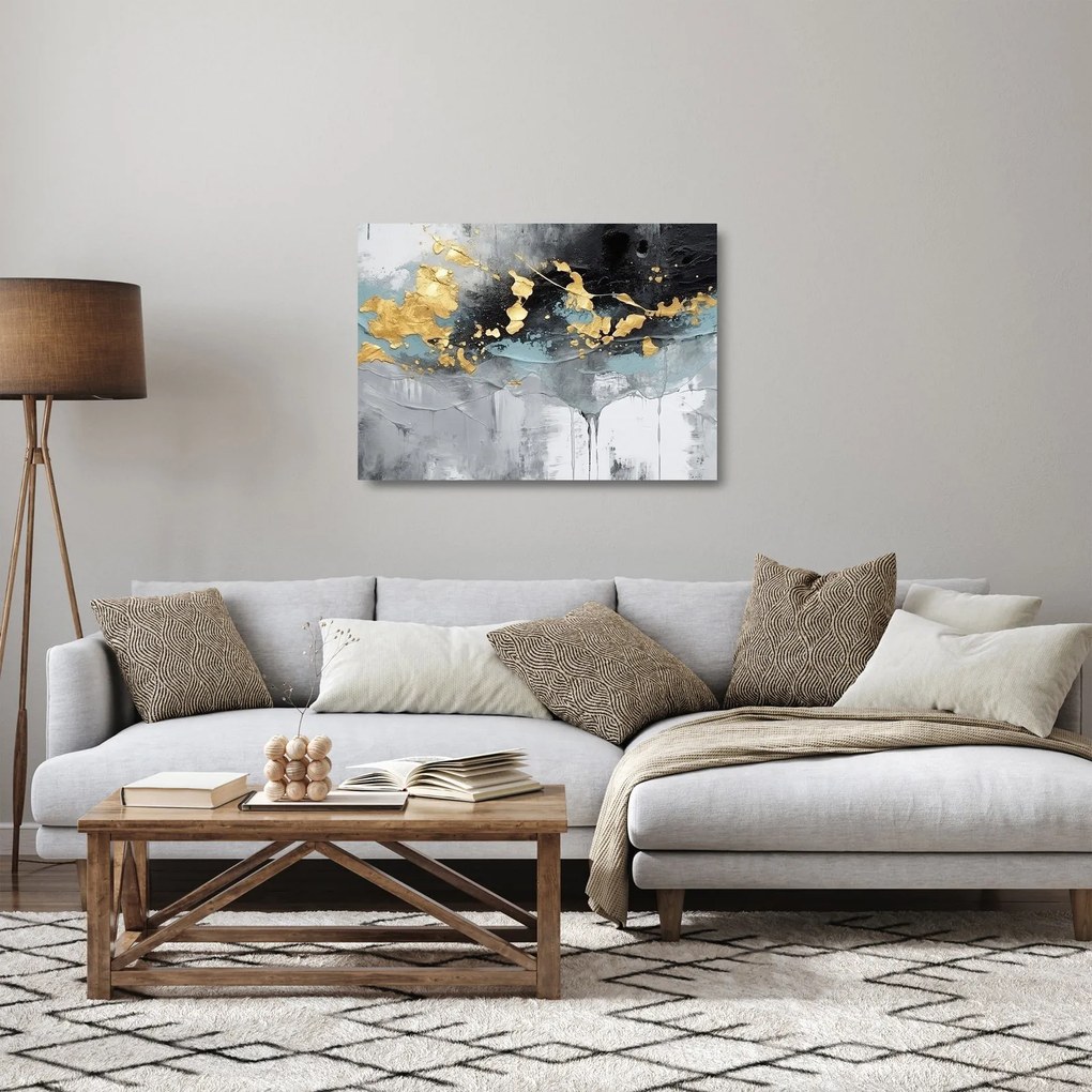 Üveg kép - Absztrakció (70x50 cm)