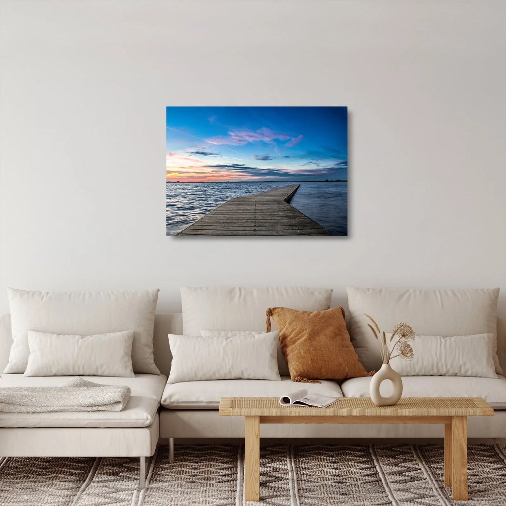 Kép - Móló (üvegen) (70x50 cm)