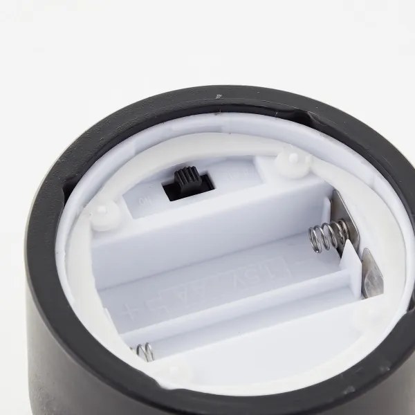 Brilliant - 3 darabos BOUGIE LED gyertya szett LED/2xAA IP44, fekete/füstszínű