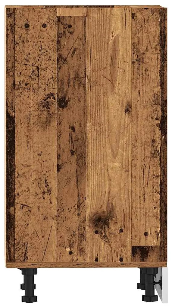 “Riga” Alsószekrény régi fa 40x44,5x81,5 cm Gépelt fa