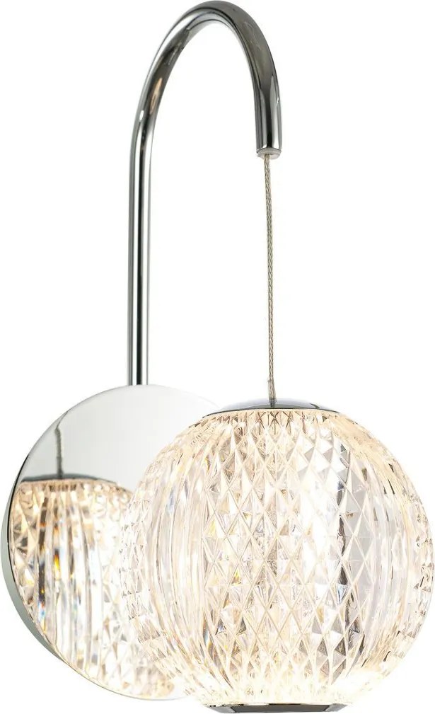 Italux ROSARIO WL-12220121-1A-CR Fali lámpa 1x4,2W/LED 3200K 280LM IP20