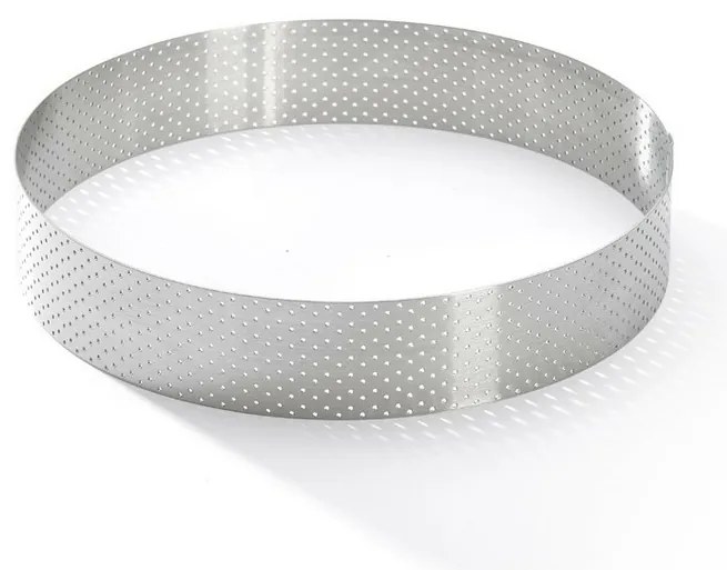 De Buyer 3098.07 perforált torta kerek keret 18,5 cm, rozsdamentes acél