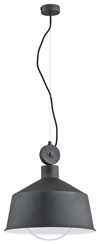 Csillár zsinóron CORA 1xE27/15W/230V szürke