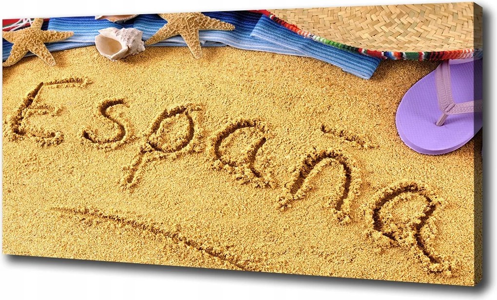 Vászonkép Spanyolország felirat 100x70 cm